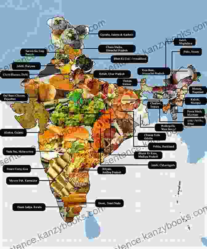 A Spread Of Dishes From Different Regions Of India The Indian Spice Cuisine: Sophisticated Indian Formulas Easy And Cheap To Follow For A Healthy And Sustainable Meal