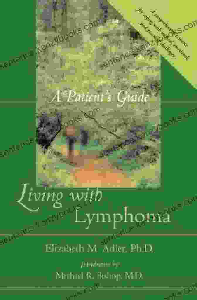 A Woman Smiling While Holding A Book Titled 'Living With Lymphoma: A Personal Journey' Living With Lymphoma: A Personal Journey