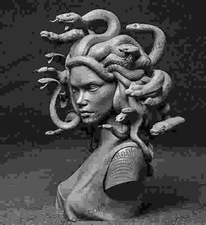 An Ancient Statue Of Medusa With Snakes For Hair And A Fierce Expression. Set In Stone: The Life Death Of Medusa