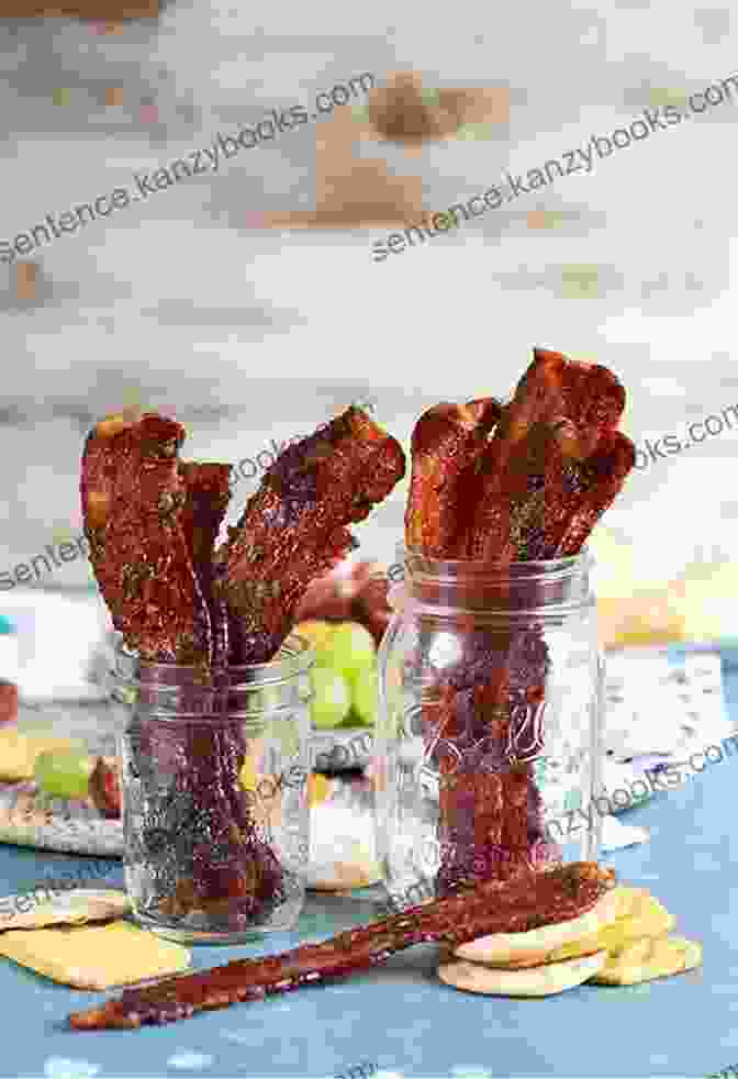 An Image Of Crispy And Flavorful Spicy Candied Bacon Drizzled With A Sweet And Spicy Glaze. Candy Aisle Crafts: Create Fun Projects With Supermarket Sweets