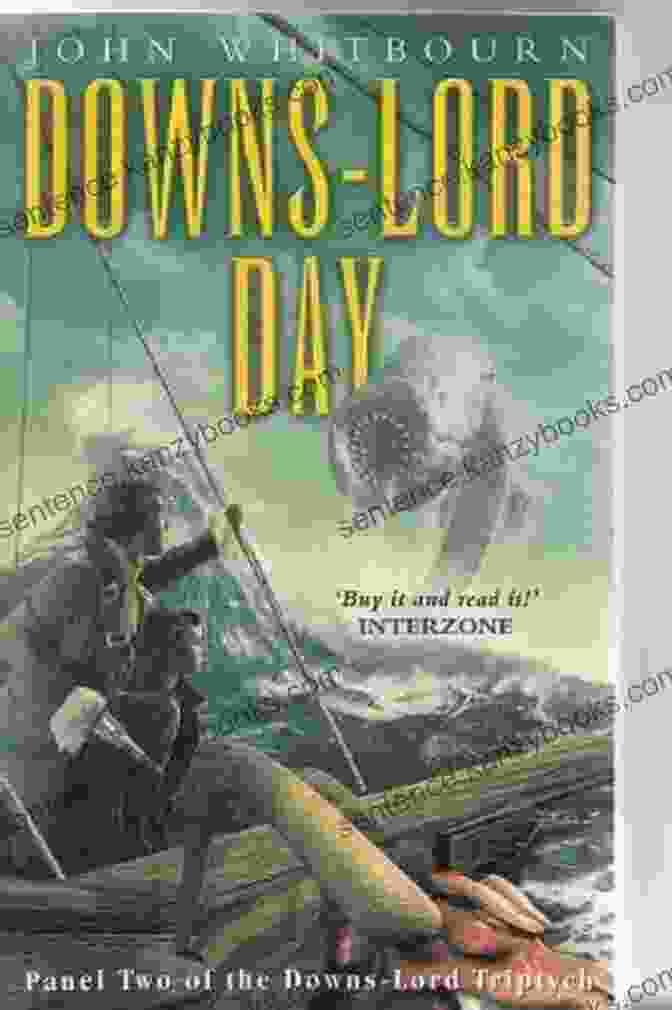 Downs, Lord Day Book Cover Featuring A Young Boy With A Sword And Shield, Standing In A Field Of Flowers Under A Starry Sky Downs Lord Day John Whitbourn