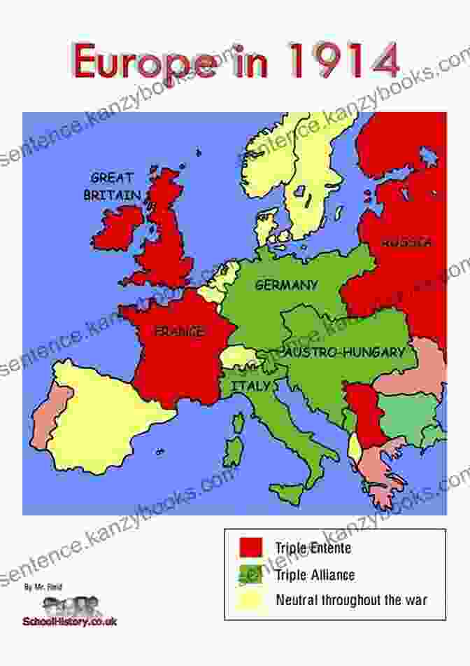 Map Of European Alliances In 1914 Mapping The First World War: The Great War Through Maps From 1914 1918