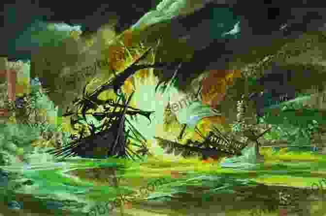 The Epic Battle Of Blackwater Bay, A Clash Of Titanic Proportions, With The Burning Ships Illuminating The Night Sky. Game Of Thrones Analysis : Of Characters: A In Depth Character Description (Game Of Thrones Game Of Thrones Encyclopedia Game Of Thrones Characters)